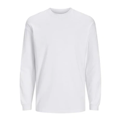Abbildung von Jack &amp; Jones Jjeurban EDGE TEE Oneck Langarmshirt, Herren, Größe: XS, White