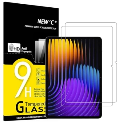 Abbildung von NEW&#039;C 2 Stück, Schutzfolie für Xiaomi Pad 7, 7 Pro Panzer Schutz Glas Folie,9H Härte,HD Displayschutzfolie, 0.33mm Ultra klar