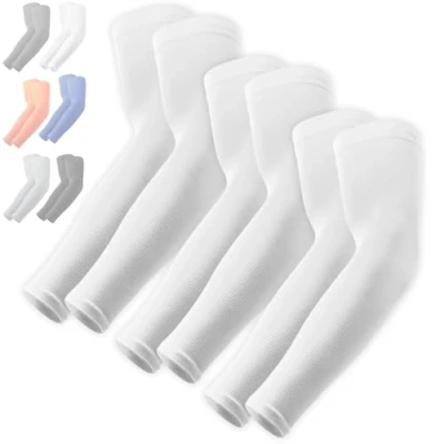 Abbildung von OutdoorEssentials Sonnenschutz Armstulpen Damen Herren Volleyball Armschoner Arm Sleeve Gaming Kühlende Kompressionsarmstulpen Sport Tattoo Ärmel Armsleeve Set versch. Farben