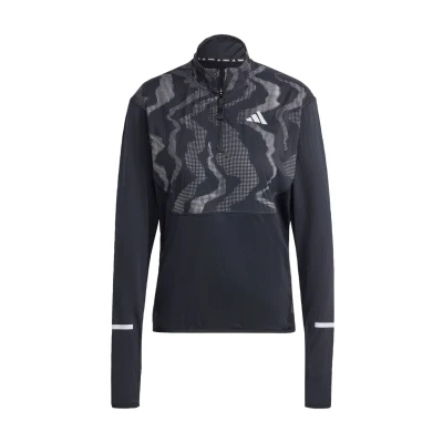 Abbildung von adidas Performance Sweatjacke ULTIMATE HI VIS REFLECTIVE 1/2 ZIP OBERTEIL