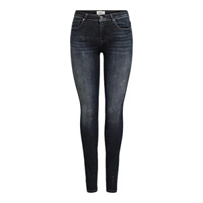 Abbildung von ONLY Damen ONLSHAPE Life REG Skinny REA095 NOO 15209614, Black Denim, 25/&quot;30