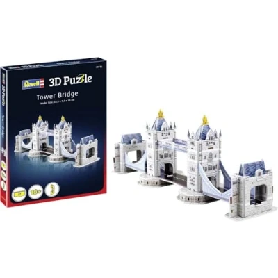 Abbildung von Revell 3D Puzzle London Tower Bridge I 32 Teile 2 Stunden Bauspaß für Kinder und Erwachsene ab 10 Jahren Die berühmteste Brücke der Welt selber zusammenbauen