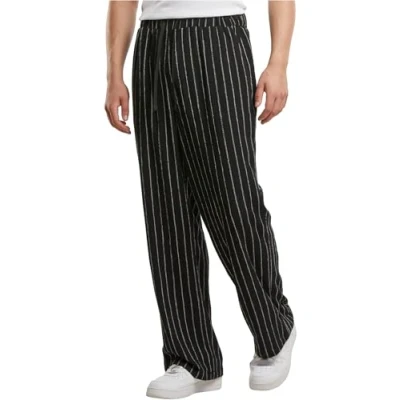 Abbildung von Urban Classics Stoffhose, Herren, Größe: 4XL, Black offwhite