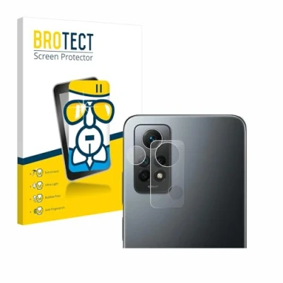 Abbildung von BROTECT Schutzglas für Xiaomi Redmi Note 12 Pro 4G (NUR Kameraschutz) Schutzfolie Panzer Folie Glas [Extrem Kratzfest 9H, Anti Fingerprint,