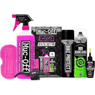 Abbildung von Muc Off eBike Essentials Kit zum Reinigen und Schützen Ihres E Bikes Enthält Fahrradreiniger, Bike Protect Mehr