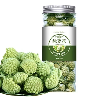Abbildung von Chinesischer Kräutertee Blumen Früchtetee Rosentee Konservierte goldene Seidenchrysantheme Abgefüllt Neuer Dufttee Gesundheitswesen Blumentee Gesundes grünes Essen (50g Green flower)
