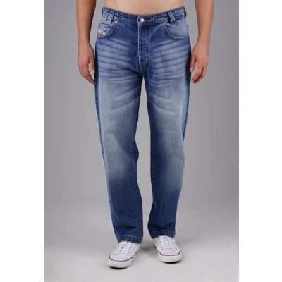 Abbildung von Picaldi® Zicco 472 Jeans Loose &amp; Relaxed Fit Karottenschnitt Hose Lässig Locker Geschnitten (W38/L30, Montenegro)