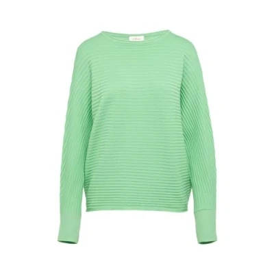 Abbildung von s.Oliver MIT FLEDERMAUSÄRMELN Strickpullover, Damen, Größe: 44, Limettengrün