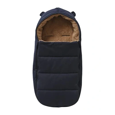 Abbildung von VERTBAUDET Fußsack für Kinderwagen &amp; Babyschale, wetterfest nachtblau ONE SIZE