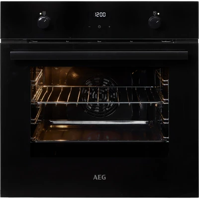 Abbildung von AEG Einbaubackofen &quot;BEE43511AB&quot;, Serie 6000, BEE43511AB, Aqua Reinigungsfunktion, 60 cm, 65 l, Heißluftsystem, Grillfunktion