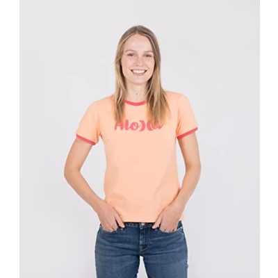 Abbildung von Hurley Damen W Oceancare Aloha Ss Tee T Shirt, Sulphur, L