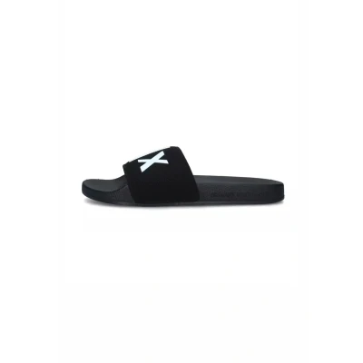 Abbildung von Armani Exchange MARE Pantolette flach, Herren, Größe: 44, Black Schuhe