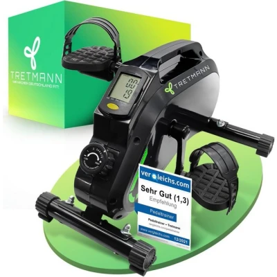Abbildung von Tretmann Multitrainer Pedaltrainer Beintrainer für Senioren Heimtrainer Pro, (inkl. Befestigungsband, Mini Bike Pro), DEKRA Geprüft