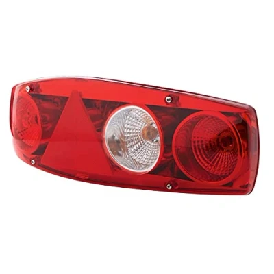 Abbildung von HELLA 2VA 341 419 011 Heckleuchte links schwarz/grau mit Glühlampen, für Anhänger