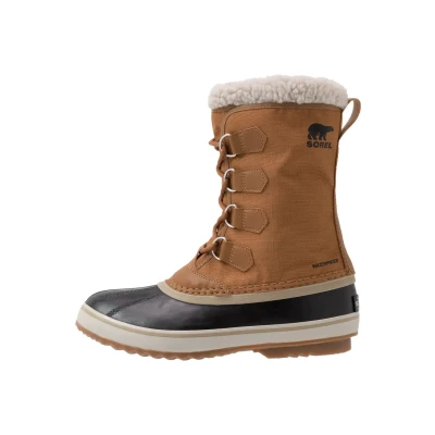 Abbildung von Sorel 1964 PAC Nylon WP Snowboot/Winterstiefel, Herren, Größe: 43, Camel brown/black Lederimitat/textil