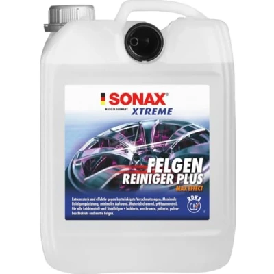 Abbildung von SONAX XTREME Felgenreiniger PLUS (5 Liter) effiziente Reinigung aller Leichtmetall und Stahlfelgen sowie lackierte, verchromte polierte Felgen Art Nr. 02305050