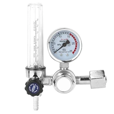 Abbildung von FTVOGUE Argon CO2 Mig Tig Luftmengenmesser Regler Manometer Schweißer Teile Gasreduzierer Schweißen Zubehör G 5/8