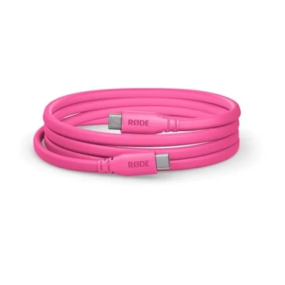 Abbildung von RØDE SC17 USB C auf Flachkabel (1,5 m, Pink)