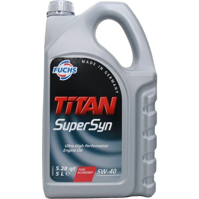 Abbildung von Fuchs Titan Supersyn 5W 40 5l Motoröl 600930820 VOLKSWAGEN: GOLF 6 Variant, 7 6, MERCEDES BENZ: E Klasse T modell, A