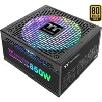 Abbildung von Thermaltake Toughpower GF2 ARGB 850W PC Netzteil TT Premium Edition Hochleistungsnetzteil Leiser Lüfter schwarz