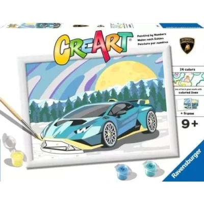 Abbildung von CreArt Blue Lamborghini