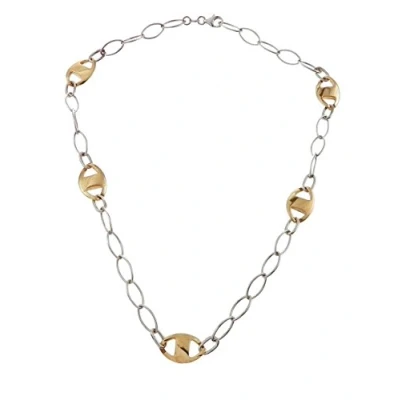 Abbildung von Orphelia Jewelry Damen Halskette ohne Anhänger 925 Sterling Silber Zweifarbig 45cm ZK 2649