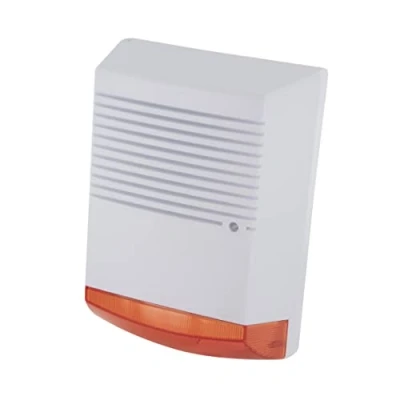 Abbildung von Velleman Attrappe Sirene mit roter Blinkender LED, wetterfest, batteriebetrieben, kabellos, IP44