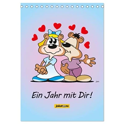 Abbildung von Ein Jahr mit Dir! (Tischkalender 2025 DIN A5 hoch), CALVENDO Monatskalender