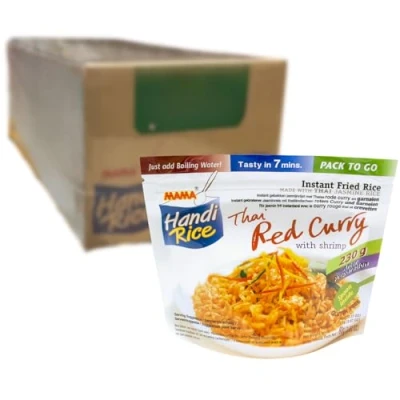 Abbildung von MAMA Instant Reis Red Curry Garnelen Multipack (10 X 80 GR)