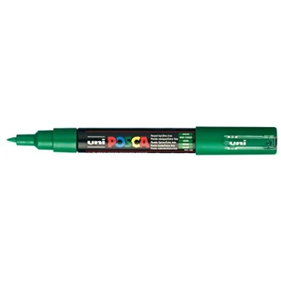 Abbildung von Uni Ball Fasermaler Posca PC 1MC 0,7 dunkelgrün