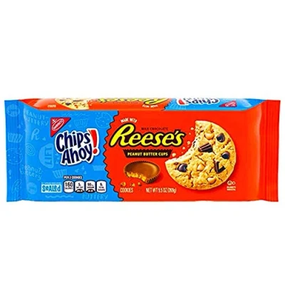 Abbildung von Nabisco Chips Ahoy! Chewy Chocolate Chip Cookies With Reese&#039;s Peanut Butter Cups (269g)