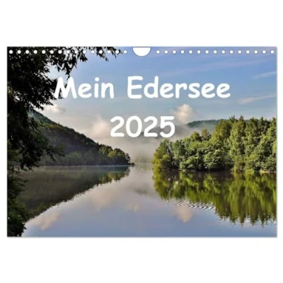 Abbildung von Mein Edersee 2025 (Wandkalender DIN A4 quer), CALVENDO Monatskalender