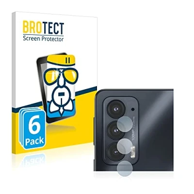 Abbildung von BROTECT Schutzglas für Motorola Edge 20 (NUR Kameraschutz) (6 Stück) Schutzfolie Panzer Folie Glas [Extrem Kratzfest 9H, Anti Fingerprint,