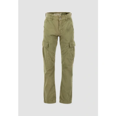 Abbildung von Alpha Industries Agent Jeans Relaxed Fit, Herren, Größe: 32, Olive