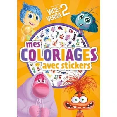 Abbildung von VICE VERSA 2 Mes Coloriages avec Stickers Disney Pixar