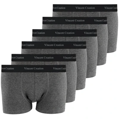 Abbildung von Vincent Creation Hipster 6 PACK Panties, Herren, Größe: XXL, Anthrazit