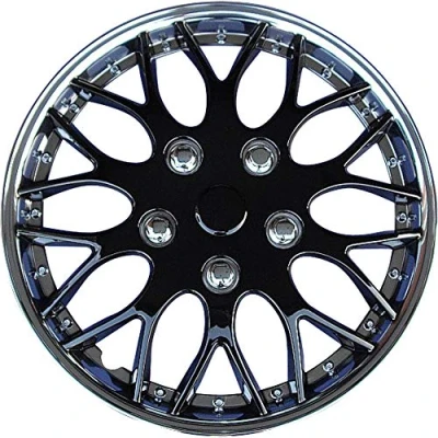 Abbildung von AUTO STYLE Satz Radzierblenden Missouri 15 Zoll Chrom/Schwarz
