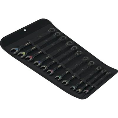 Abbildung von Wera Joker Black Edition 11 TLG. Maul Ringratschenschlüssel Satz