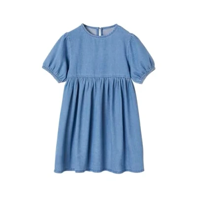 Abbildung von Vertbaudet Mädchen Jeanskleid Blue Stone 128