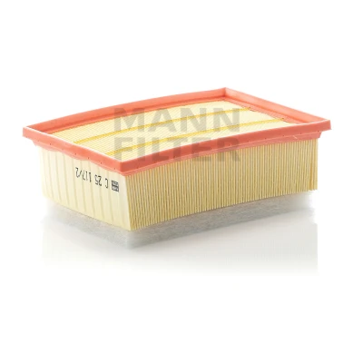 Abbildung von MANN FILTER C 25 117/2 Luftfilter 70 169 246 Filtereinsatz PEUGEOT: 307 Schrägheck, SW, 206 CITROËN: C4 I Coupe
