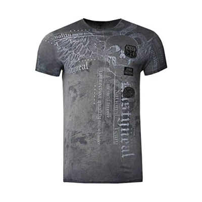 Abbildung von Rusty Neal Tshirt print, Herren, Größe: Medium, Anthrazit