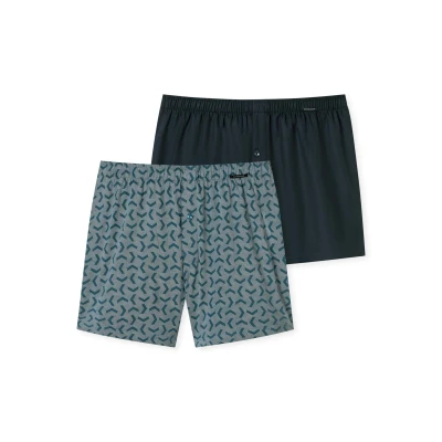 Abbildung von Schiesser 2 PACK Boxershorts, Herren, Größe: XXL, Dark blue/grey