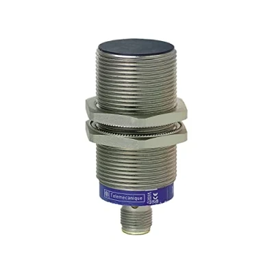 Abbildung von Schneider XS630B1PAM12 XS6 Induktiver Näherungsschalter, L74mm, Messing, Sn 15mm, 12 48 V DC, M12, Ø 30, Threaded M30 x 1.5, Sn15mm, Flush mountable