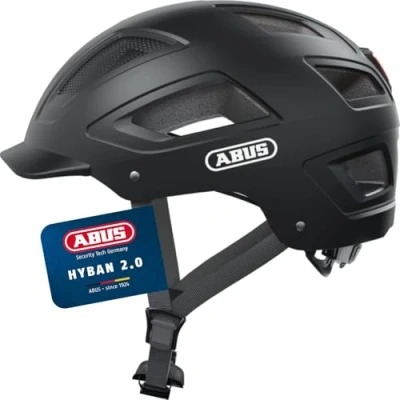 Abbildung von ABUS 86900 Fahrradhelm, Schwarz (Velvet Black), L (56 61 cm​)