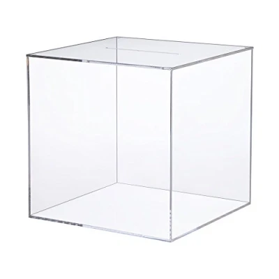 Abbildung von Spendenbox aus Acryl / 300 x mm/Acrylbox/Losbox/Einwurfbox/Aktionsbox