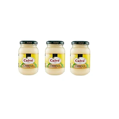 Abbildung von 6x Calvè Klassik Mayonnaise mayo classic Fritessoße Soße Sauce glass Würzsaucen 225ml
