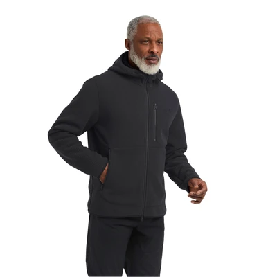 Abbildung von Jack Wolfskin LAKE Ridge Hooded Fleecejacke, Herren, Größe: Small, Black