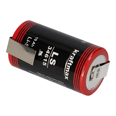 Abbildung von Lithium 3,6V Batterie 19000mAh LS34615 D Zelle Mono LF Z Form Lötfahne Z, Hochleistungsbatterie in Industriequalität