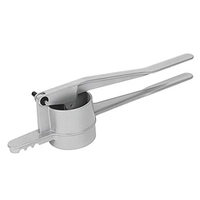 Abbildung von Westmark Spätzle /Kartoffelpresse, Traditionelle Lochung für wie Handgemacht, Aluminiumdruckguss, Länge: 41 cm, Spätzlechef, Silber, 61202260