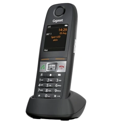 Abbildung von Gigaset E630HX Mobilteil IP65 mit Ladeschale schwarz